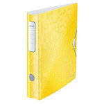 LEITZ Classeur Active WOW à Levier 180 degrés Dos de 60 mm Jaune