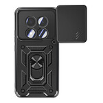 Mayaxess Coque pour Redmi Note 15 Pro 5G avec Cache Caméra Coulissante / Bague Magnétique Noir