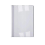 GBC Lot de 100 LinenWeave Plats de couverture thermique 3 mm blanc