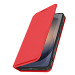 Avizar Étui à Clapet pour Galaxy S26 Magnétique Classic Edition avec Fonction Stand Rouge