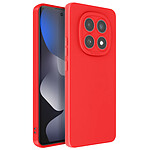 Avizar Coque pour Redmi Note 15 en Silicone Souple avec Renfort Bloc Caméra Rouge