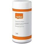 NOBO Noboclene lingettes nettoyantes pour tableaux blancs 100 lingettes