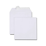 GPV Boîte de 500 enveloppes carrées blanches 220x220 90 g/m² bande de protection