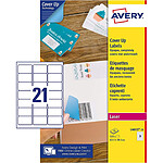 AVERY Pochette de 525 Étiquettes Blanches de Masquage ou Correction 63,5 x 38,1 mm AVERY Pochette de 525 Étiquettes Blanches de Masquage ou Correction 63,5 x 38,1 mm