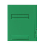 FAST Lot de 50 Sous Dossiers 2 Rabats A4 Kraft 180g A4 VERT VIF