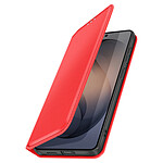 Avizar Étui à Clapet pour Galaxy S26 Ultra Magnétique Fonction Stand Classic Edition Rouge