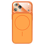 Avizar Coque pour iPhone 12 Pro Compatible MagSafe Finition AG Glass Mate Orange Avizar Coque pour iPhone 12 Pro Compatible MagSafe Finition AG Glass Mate Orange