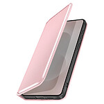 Avizar Étui à Clapet pour Galaxy S26 Edge Magnétique Fonction Stand Classic Edition Rose