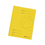 HERLITZ Paquet de 10 chemises easyorga, A4, 3 rabats carton manille, jaune