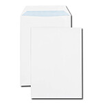 GPV Boîte de 500 pochettes blanches C5 162x229 90 g autocollantes