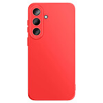 Avizar Coque pour Galaxy S26 en Silicone Souple avec Renfort Bloc Caméra Rouge