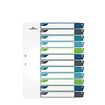 DURABLE Intercalaires numériques imprimables A4+ - 12 touches