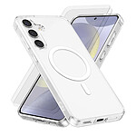 Evetane Coque Samsung Galaxy S24 + Compatible Magsafe + 2 Vitres Protection Ecran