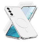 Evetane Coque Samsung Galaxy S22 + Compatible Magsafe + 2 Vitres Protection Ecran