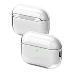 Evetane Housse de protection Silicone Liquide Transparent Compatible avec Apple Airpods 3