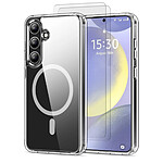 Evetane Coque Samsung Galaxy S24 Compatible Magsafe + 2 Vitres Protection Ecran