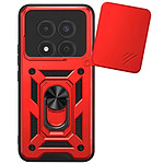 Mayaxess Coque Anneau pour Redmi Note 15 Pro Plus 4G avec Cache Caméra Coulissant Rouge Mayaxess Coque Anneau pour Redmi Note 15 Pro Plus 4G avec Cache Caméra Coulissant Rouge