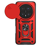 Mayaxess Coque Anneau pour Honor Magic 8 Pro avec Cache Caméra Coulissant Antichoc Rouge Mayaxess Coque Anneau pour Honor Magic 8 Pro avec Cache Caméra Coulissant Antichoc Rouge