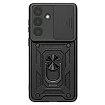 Mayaxess Coque Anneau pour Galaxy S26 Plus avec Cache Caméra Coulissant Antichoc Noir Mayaxess Coque Anneau pour Galaxy S26 Plus avec Cache Caméra Coulissant Antichoc Noir