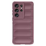 Amorus Coque pour Galaxy S26 Ultra Souple Antichoc Compatible Recharge Sans Fil Qi Violet clair