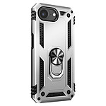 Avizar Coque pour iPhone 17e Antichoc avec Anneau Magnétique Rotatif Argent