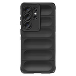 Amorus Coque pour Galaxy S26 Ultra Souple Antichoc Compatible Recharge Sans Fil Qi Noir