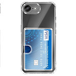 Avizar Coque pour iPhone 16e avec Porte-cartes Intégré et Coins Renforcés Transparent Avizar Coque pour iPhone 16e avec Porte-cartes Intégré et Coins Renforcés Transparent