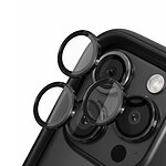 Rhinoshield Protection Caméra pour iPhone 15 Pro / 15 Pro Max Anti-rayures Antichoc Noir