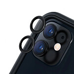 Rhinoshield Protection d'Objectif Caméra pour iPhone 11 / 12 / 12 Mini Anti-Rayures Noir