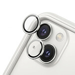 Rhinoshield Protection d'Objectif Caméra pour iPhone 13 / 13 Mini Anti-Rayures Argent