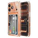 Avizar Coque pour iPhone 17 Pro Max avec Porte-cartes Intégré et Coins Renforcés Transparent Avizar Coque pour iPhone 17 Pro Max avec Porte-cartes Intégré et Coins Renforcés Transparent
