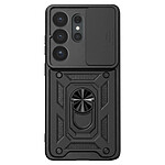 Mayaxess Coque pour Galaxy S26 Ultra avec Cache Caméra Coulissante et Bague Magnétique Noir