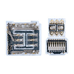 Clappio Lecteur Carte SIM Interne de Remplacement pour Galaxy A15 / M15 / A35 / A55 Argent