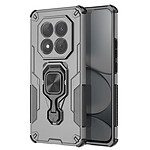 Avizar Coque pour Redmi Note 15 Pro 5G avec Anneau Rotatif et Fonction Support Gris