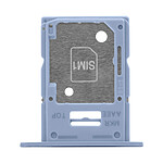 Clappio Tiroir de Remplacement Dual Nano SIM ou microSD pour Galaxy A15 4G Bleu
