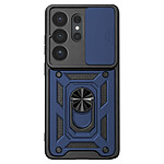 Mayaxess Coque pour Galaxy S26 Ultra avec Cache Caméra Coulissante et Bague Magnétique Bleu nuit