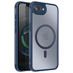 Avizar Coque pour iPhone 17e Compatible MagSafe Collection Frost Color Bleu nuit