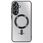 Avizar Coque pour Galaxy A37 Compatible MagSafe avec Contour Chromé Noir