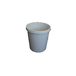 HELIT Corbeille à Papier Plastique 18 litres H 32 cm Gris Lumière HELIT Corbeille à Papier Plastique 18 litres H 32 cm Gris Lumière