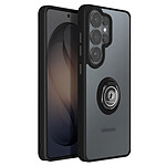 Avizar Coque pour Galaxy S26 Ultra avec Anneau Magnétique Rotatif et Finition Givrée Noir transparent Avizar Coque pour Galaxy S26 Ultra avec Anneau Magnétique Rotatif et Finition Givrée Noir transparent