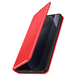 Avizar Étui Folio pour Redmi Note 15 Pro Plus 5G avec Porte-cartes et Fonction Support Rouge