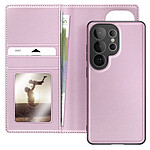 Mayaxess Étui Portefeuille 2 en 1 pour Galaxy S26 Ultra avec Coque Détachable Rose champagne