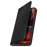 Mayaxess Étui Folio pour Moto G17 avec Porte-cartes et Fonction Support Vidéo Noir