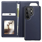 Mayaxess Étui Portefeuille 2 en 1 pour Galaxy S26 Ultra avec Coque Détachable Bleu nuit