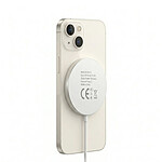 Mayaxess Chargeur Magsafe pour iPhone 14 Magnétique 15W Blanc