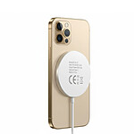 Mayaxess Chargeur Magsafe Magnétique 15W pour iPhone 12 Pro Blanc Mayaxess Chargeur Magsafe Magnétique 15W pour iPhone 12 Pro Blanc