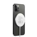 Mayaxess Chargeur Magsafe Magnétique 15W pour iPhone 14 / 14 Plus / 14 Pro / 14 Pro Max Blanc