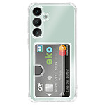 Avizar Coque pour Galaxy S24 FE avec Porte-cartes Intégré et Coins Renforcés