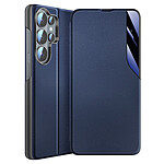 Avizar Étui Clapet pour Galaxy S26 Ultra Conception Bi-Matière avec Fonction Support Bleu nuit Avizar Étui Clapet pour Galaxy S26 Ultra Conception Bi-Matière avec Fonction Support Bleu nuit