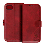 Avizar Étui Portefeuille pour iPhone 17e Motif Chaton avec Fonction Support Rouge Avizar Étui Portefeuille pour iPhone 17e Motif Chaton avec Fonction Support Rouge
